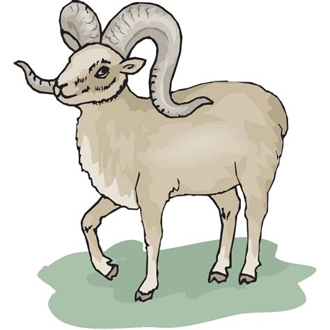 Ram Horn Clipart Shofar Rams Horn Stock Vector Illustration