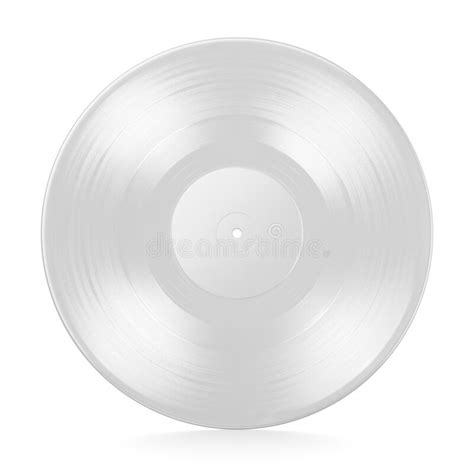 12 Inch Vinyl Lp Record Isolated On White Background 3d Rendering
