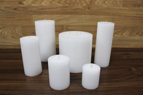 Buy Mainstays Unscented Pillar Holiday Candles 3x4 Inches White