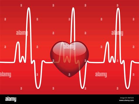 Gráfico Latido Del Corazón Imágenes Vectoriales De Stock Alamy