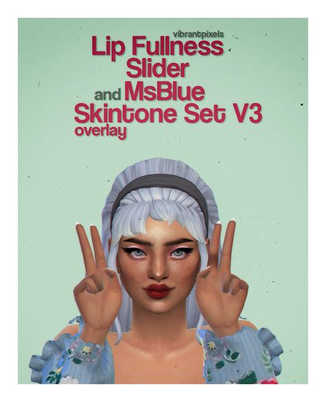 Vibrantpixels Lip Fullness Slider And Msblue Emily Cc Finds