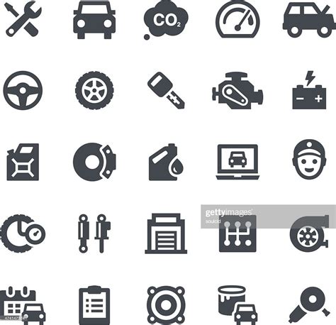 Car Service Icons High Res Vector Graphic Getty Images