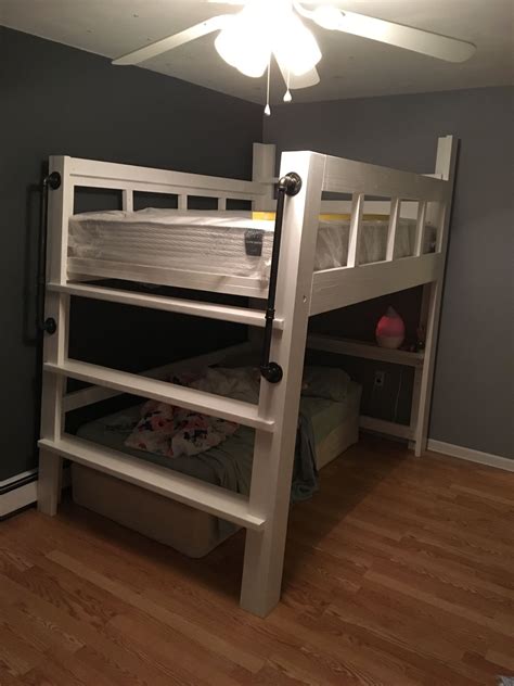 Full Size Loft Bed Diy Loft Bed Plans Diy Loft Bed Kids Loft Beds