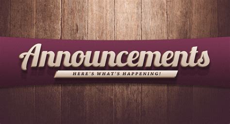 March 22 Announcements Rockville Christian Church