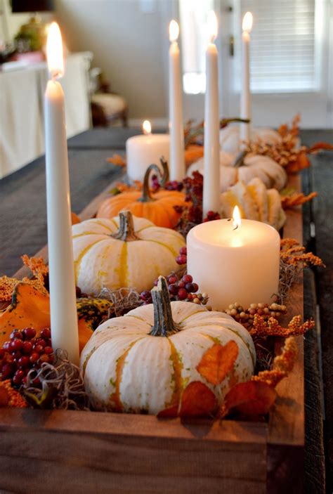 5 Simple Thanksgiving Centerpieces Using Dripless Candles Jande