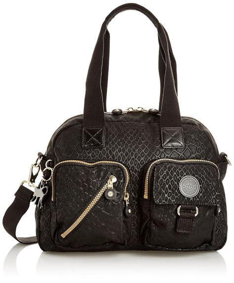 Kipling Defea Bag Black Animal Handbags