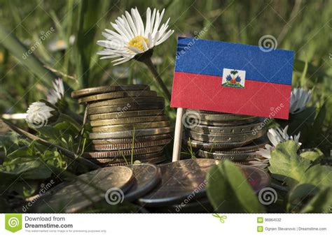 Little of the us haiti reconstruction money has been spent. Haitian Flag With Stack Of Money Coins With Grass Stock Photo - Image of grassland, green: 96964532