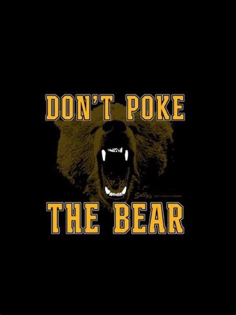 Pin By Southfloridagirl On Boston Bruins Dont Poke The Bear Poke The