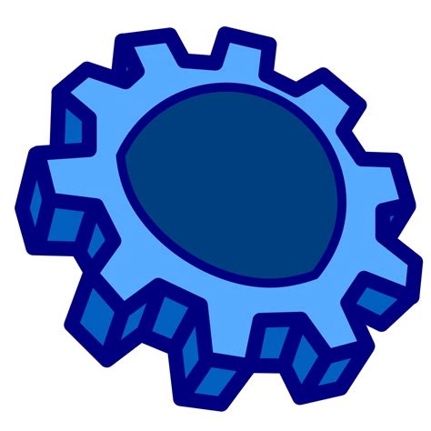 Blue Cog Png Svg Clip Art For Web Download Clip Art Png Icon Arts