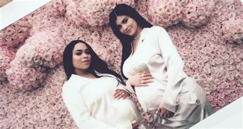 Kylie Jenner Pregnant Again Touch Belly Pregnantbelly