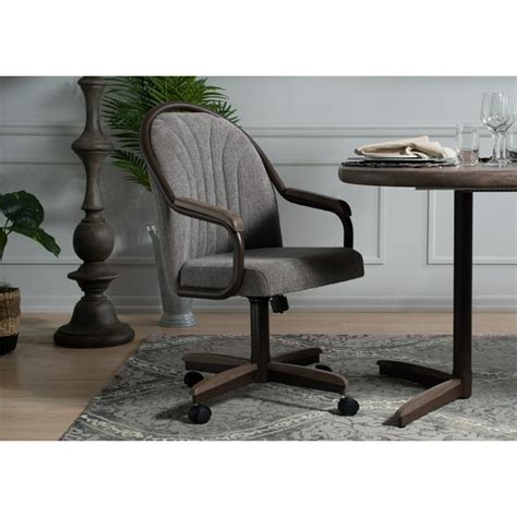 Caster Chair Tilt Rolling And Swivel Casual Dining Chair