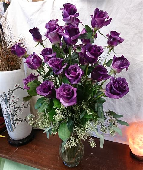Deeply Violet Rose Bouquet In Orlando Fl Edgewood Flowers