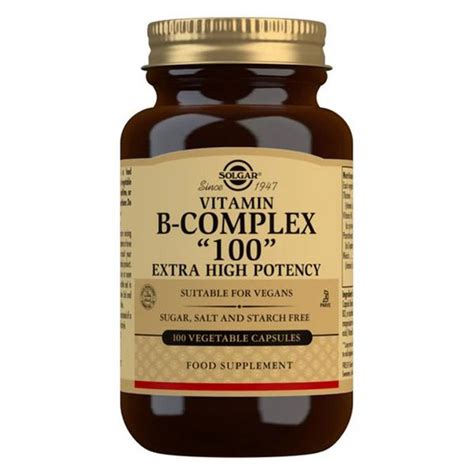 Check spelling or type a new query. Vitamin B Complex 100 in 100vegcaps from Solgar