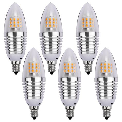 Buy products such as simba lighting led candelabra b11 (c37) 7w 60w replacement light bulbs e12 base 120v warm white 2700k, pack of 6 at walmart and save. LEDMO LED Candelabra Bulb,7W Warm White 3000K LED ...