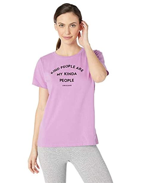 Life Is Good Life Is Good Womens Crusher Positive Graphic T Shirt