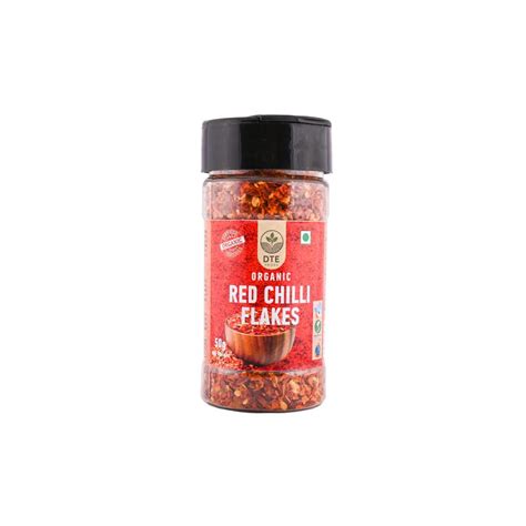 Red Chilli Flakes 50g Dte Foods