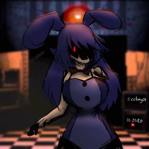 Withered Bonnie But It Anime Girl By Cckung24 On Deviantart