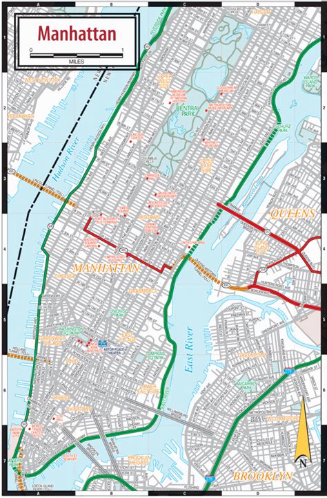 Nyc Pdf Manhattan Street Map Printable Guide 3 6 With Regard To