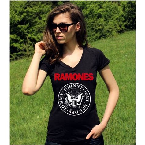Ramones Shirt Ramones T Shirt Ramones Tshirt Ramones Shirts Punk Rock Shirt Punk Women Lady V