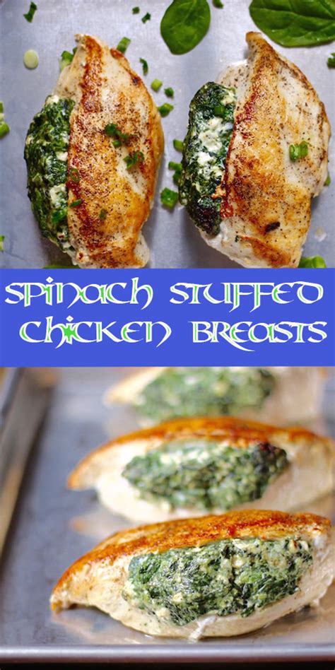 Get these exclusive recipes with a subscription to yummly pro. Spinach Stuffed Chicken Breasts — DELICIOUSLY COOKING - DELICIOUSLY COOKING | Recipes in 2019 ...