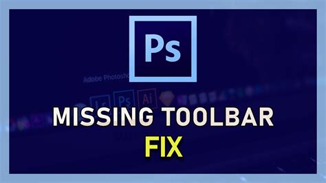 Photoshop Cc How To Fix Missing Toolbar Reset Tools And Workspaces