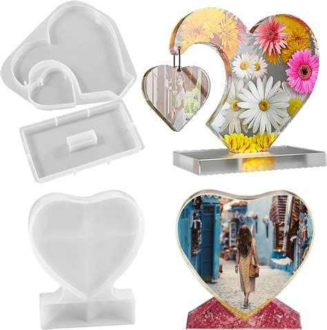 Amazon Pcs Photo Frame Resin Molds Large Silicone Molds For