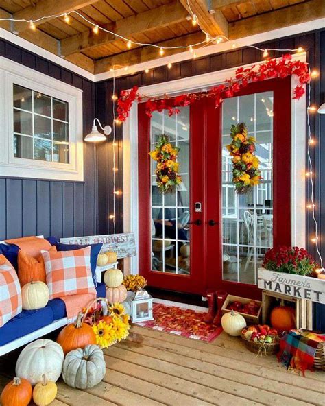 46 Stylish Fall Porch Decor Ideas To Try This Fall