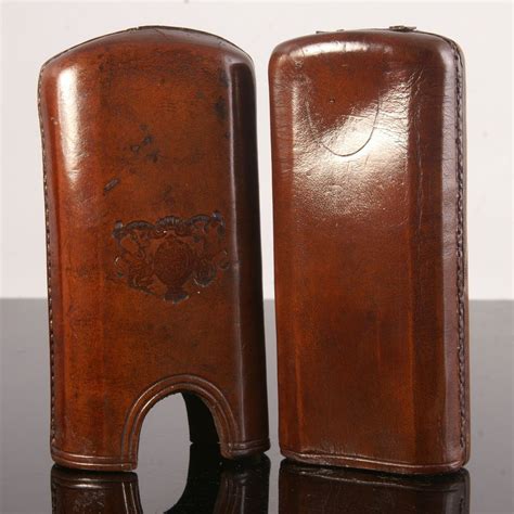 Antique Leather Cigar Case With Striker From Agarichouse On Ruby Lane