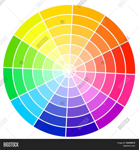 Standard Color Wheel Vector Photo Free Trial Bigstock