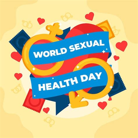 free vector world sexual health day background with genders