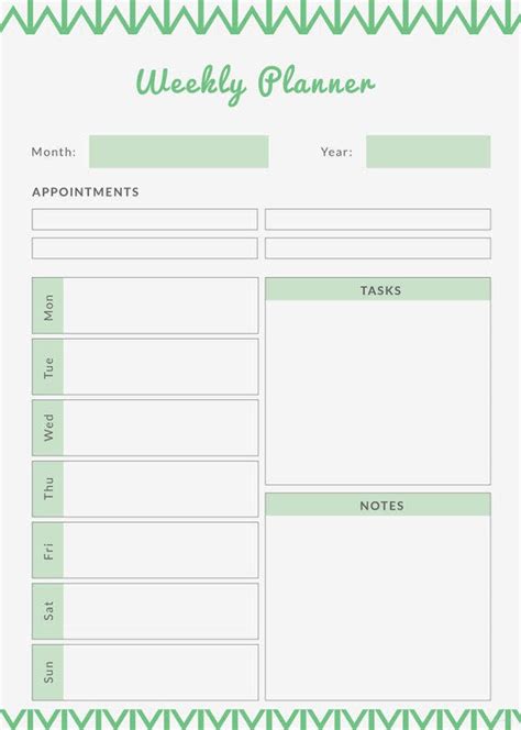 Weekly Meal Planner Template 9 Free Pdf Word Documents Download
