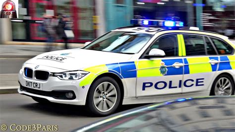 Police Cars Responding Compilation Lights And Sirens In Uk Youtube