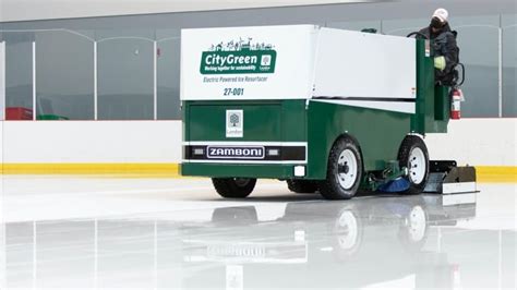 London Deploys First Electric Zamboni As Arenas Transition Entire Fleet