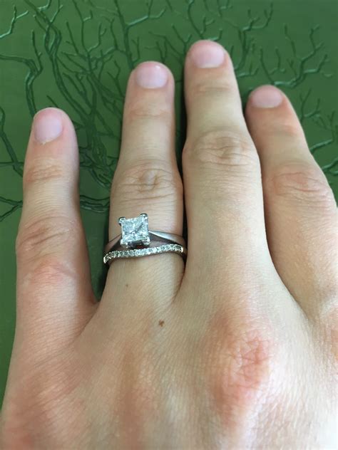 Low Set Engagement Ring Wedding Band Dilemma