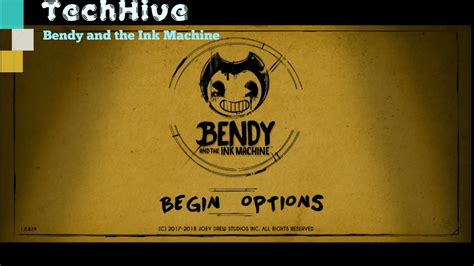 Bendy And The Ink Machine Gameplay Walkthrough Part 1 Chapter 1