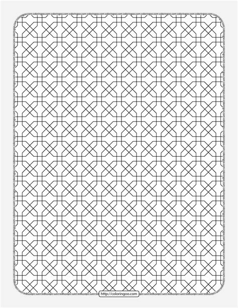Free Printable Geometric Pattern 030