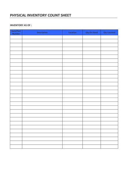 Free Printable Inventory Sheets Free Inventory Templates Excel Spreadsheets Templates