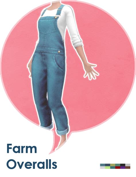 Sims 4 Ccs The Best Farm Overalls By Lehgaming Sims 4 Mm Cc Sims