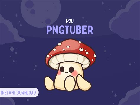 Cute Mushroom Pngtuber Etsy