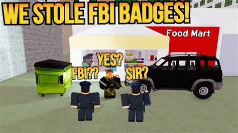 Mafia Steals Fbi Badges To Rob An Atm Roblox Policesim Nyc Youtube