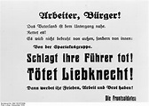 Bundesarchiv Internet - Ermordung von Karl Liebknecht und Rosa Luxemburg