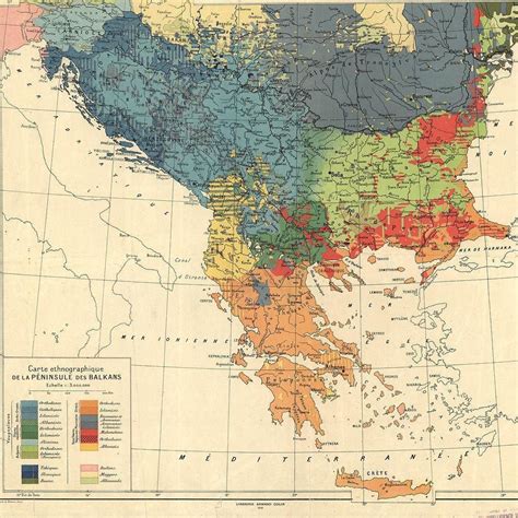 Cartographers Union — This Is An Ethnographic Map Of The Balkans From