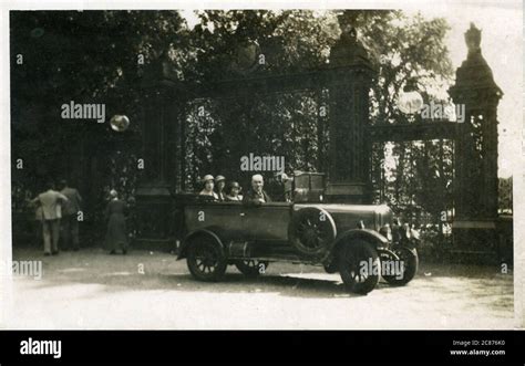 Vintage Car Awaiting Identification England 1920s Stock Photo Alamy