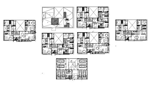Drawing Of Residential House Plan In Dwg File Cadbull
