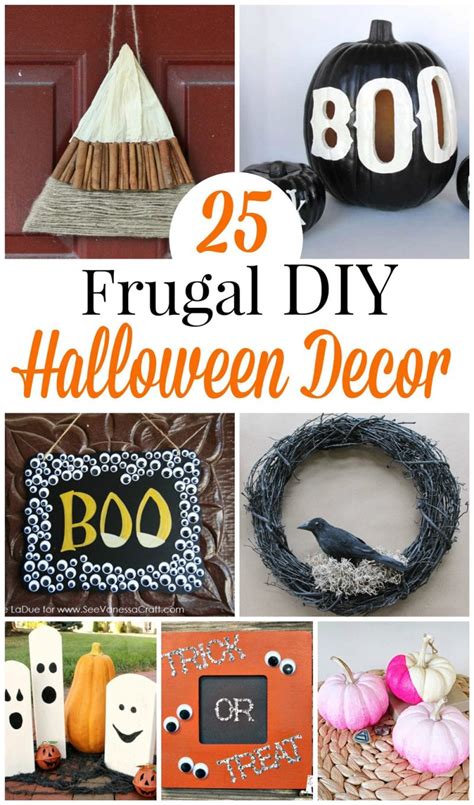 25 Frugal DIY Halloween Decor Ideas Diy Halloween Decorations Diy