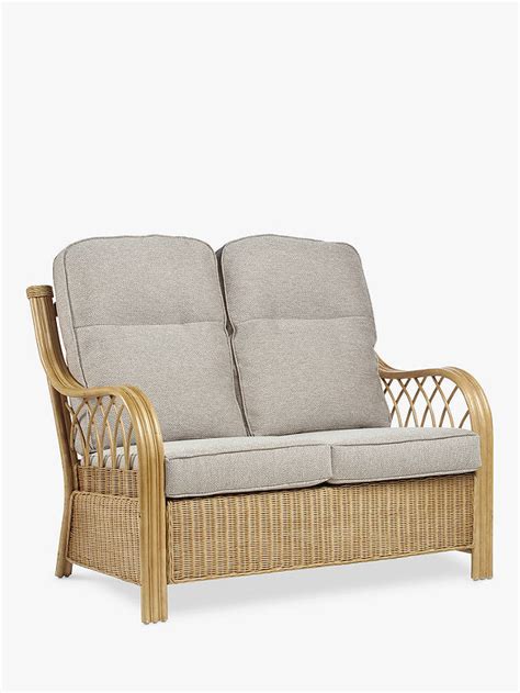 Desser Viola Rattan 2 Seater Sofa Natural At John Lewis And Partners