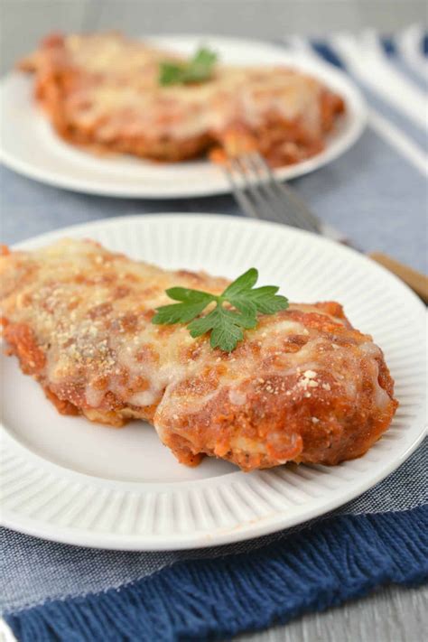 Keto Chicken Parmesan Crunchy Juicy Skillet Chicken Parm