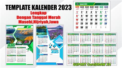 Kalender Tahun 2023 Lengkap Dengan Tanggal Merah Masehi Hijriah Jawa