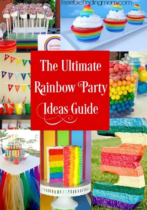 Rainbows Birthday Party Ideas 86f