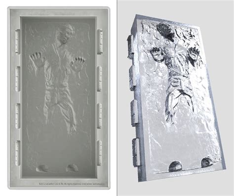 Giant Han Solo Frozen In Carbonite Silicone Mold